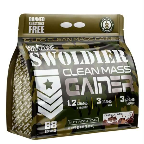 Warzone Swoldier Clean Mass Gainer 15Lbs (6.8KG)