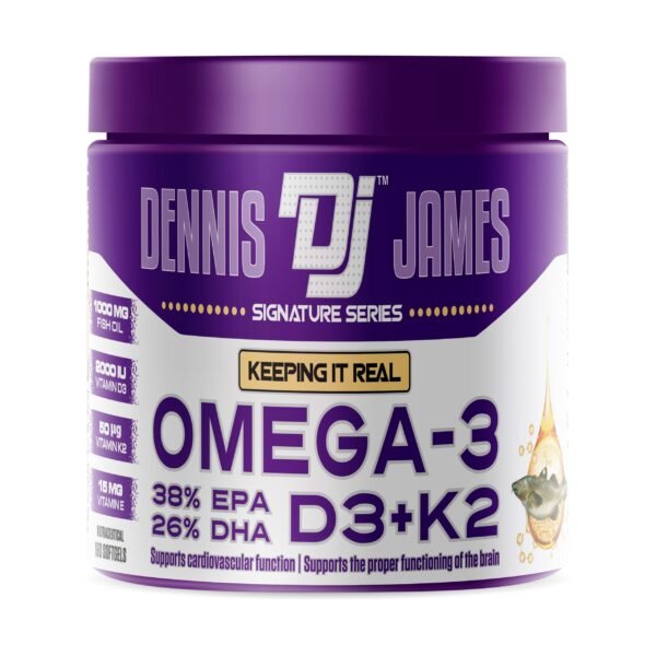 DJ Signature Series Omega-3 FishOil+D3,K2,E (180SGEL)