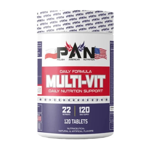 PAN Multi-Vitamin Daily Nutrition Support (120CAP)